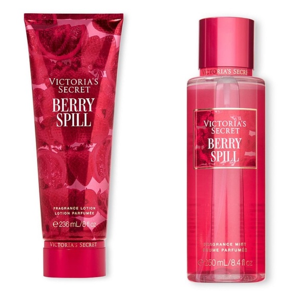Victoria's Secret Other - Victoria’s Secret Berry Spill Body Lotion Gift Set Nwt